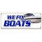 Signmission WE FIX BOATS BANNER SIGN outboard sterndrive repairs marine electrontic B-We Fix Boats - alternate 1